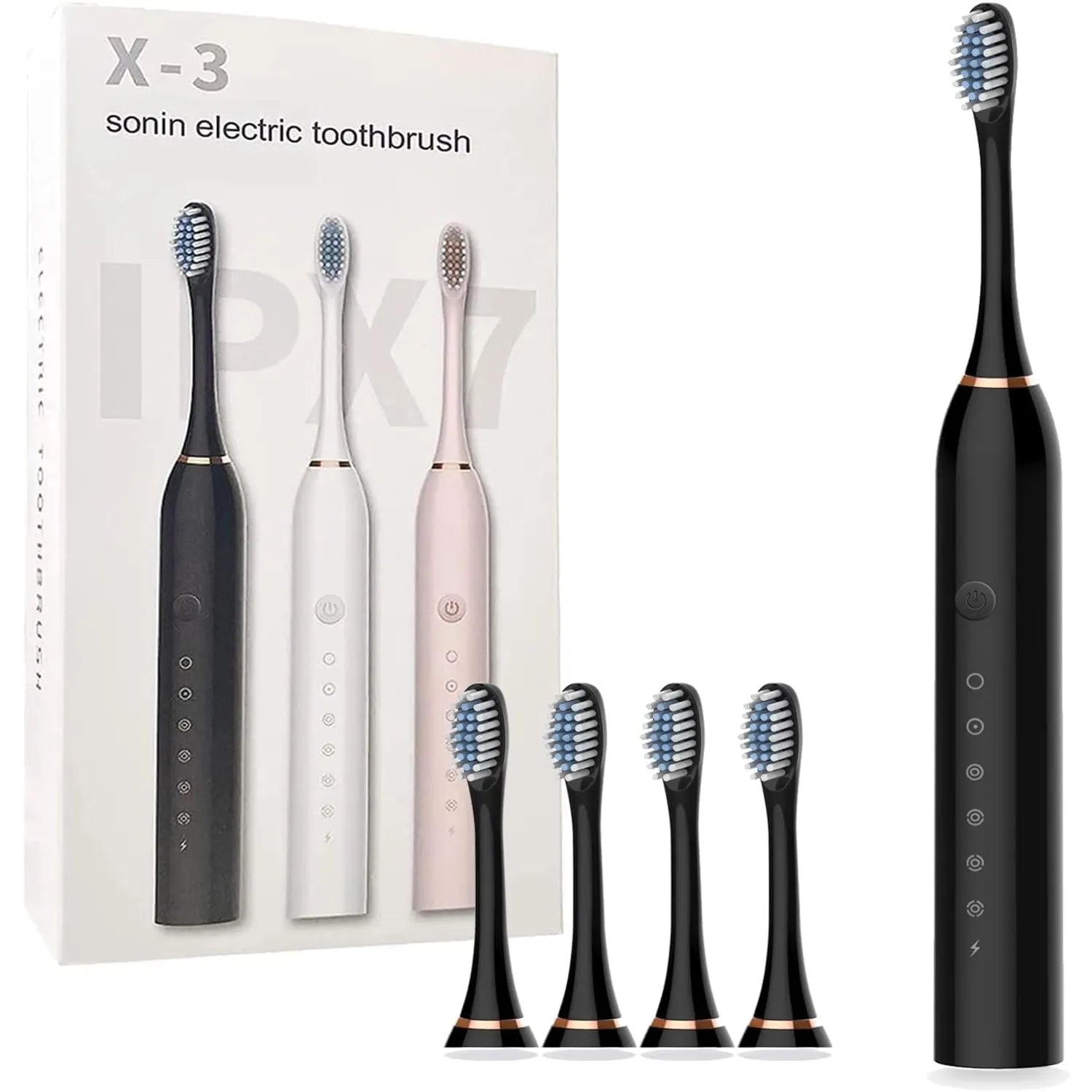 Cepillo de Dientes Eléctrico Sónico 6 Modos IPX7 Recargable